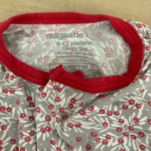 Magnetic Me Christmas berry pajamas 9-12 months